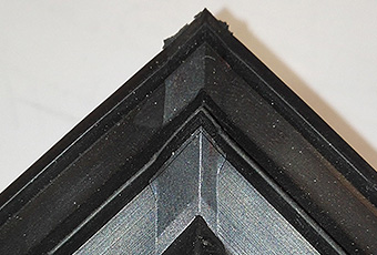 Image of ALGAHER corner in anchored gasket